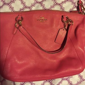Leather Coach purse